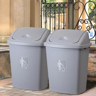 Thùng rác nhựa cỡ lớn có nắp dành cho nhà bếp/ nhà tắm/ ngoài trời