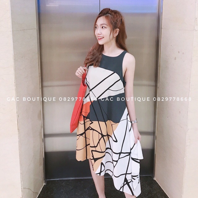 ĐẦM ĐUÔI CÁ PHỐI MÀU (KÈM HÌNH THẬT)