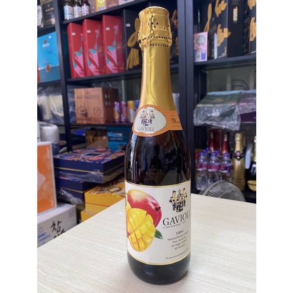 Thùng x 6 Chai Nước Nho Có Ga GAVIOLI 750ml
