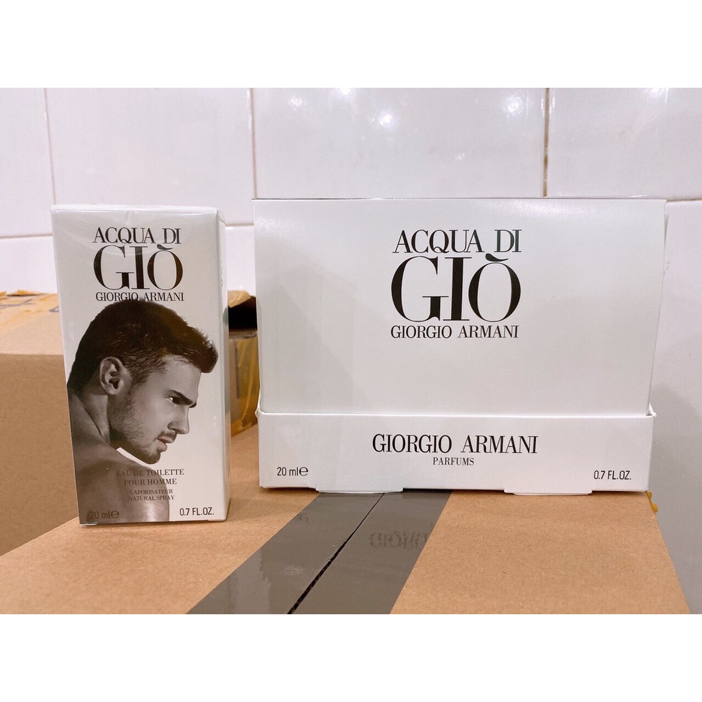 [Siêu Rẻ] Nước Hoa Nam Acqua Di Giò 20ml Hương Thơm Nam Tính , Quyến Rũ | BigBuy360 - bigbuy360.vn