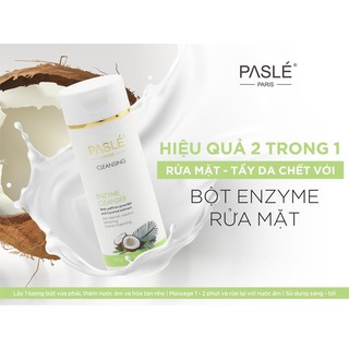 BỘT ENZYME RỬA MẶT PASLE' - SIÊU PHẨM DÀNH CHO DA MỤN