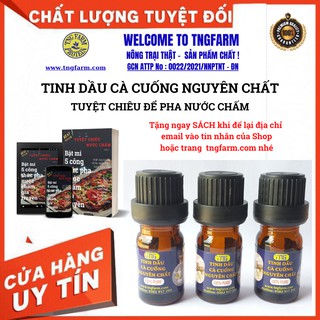 TINH DẦU [Mã TNGF01 NHẬN NGAY 10K] Cà cuống đực 100% nguyên chất - 6bọng cho nước mắm.