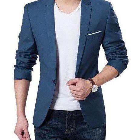 (Blazer Hugo) Áo Khoác Cotton Co Giãn Cho Nam Màu Sắc