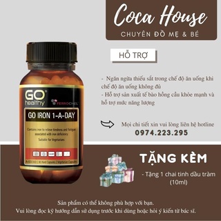 Viên uống bổ sung sắt go healthy - go healthy go iron 1 a day