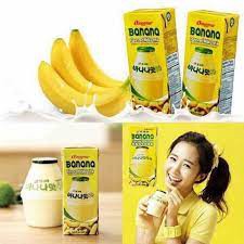 Sữa Hàn Quốc Binggrae Milk Vị Banana, Dâu, Dưa Lưới,Đào Vải - Lốc 6 Hộp 200ML