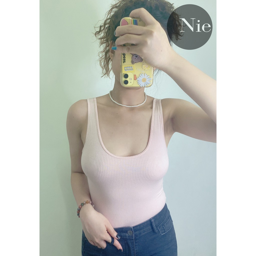 Bodysuit sát nách thun gân tự tin năng động✊