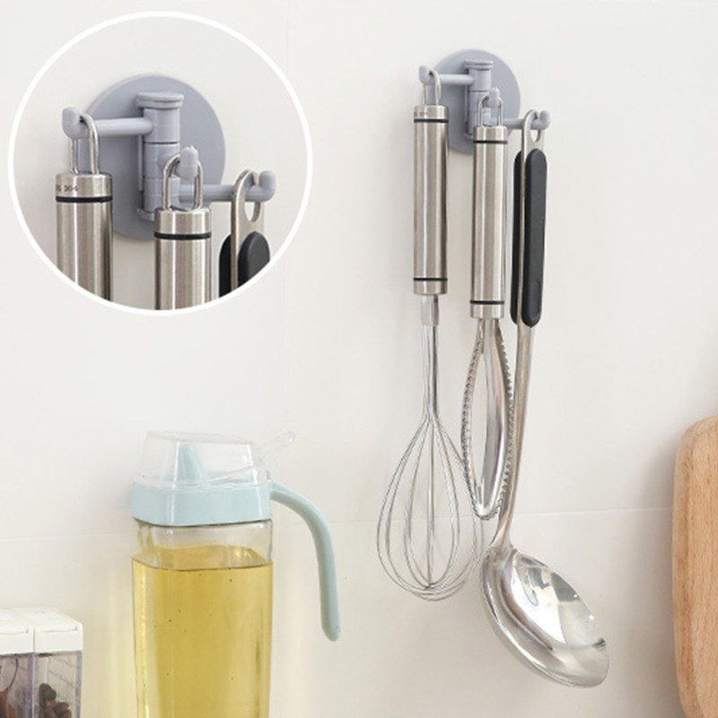 Giá Treo Đồ 3 Ngăn Dán Tường Tiện Lợi