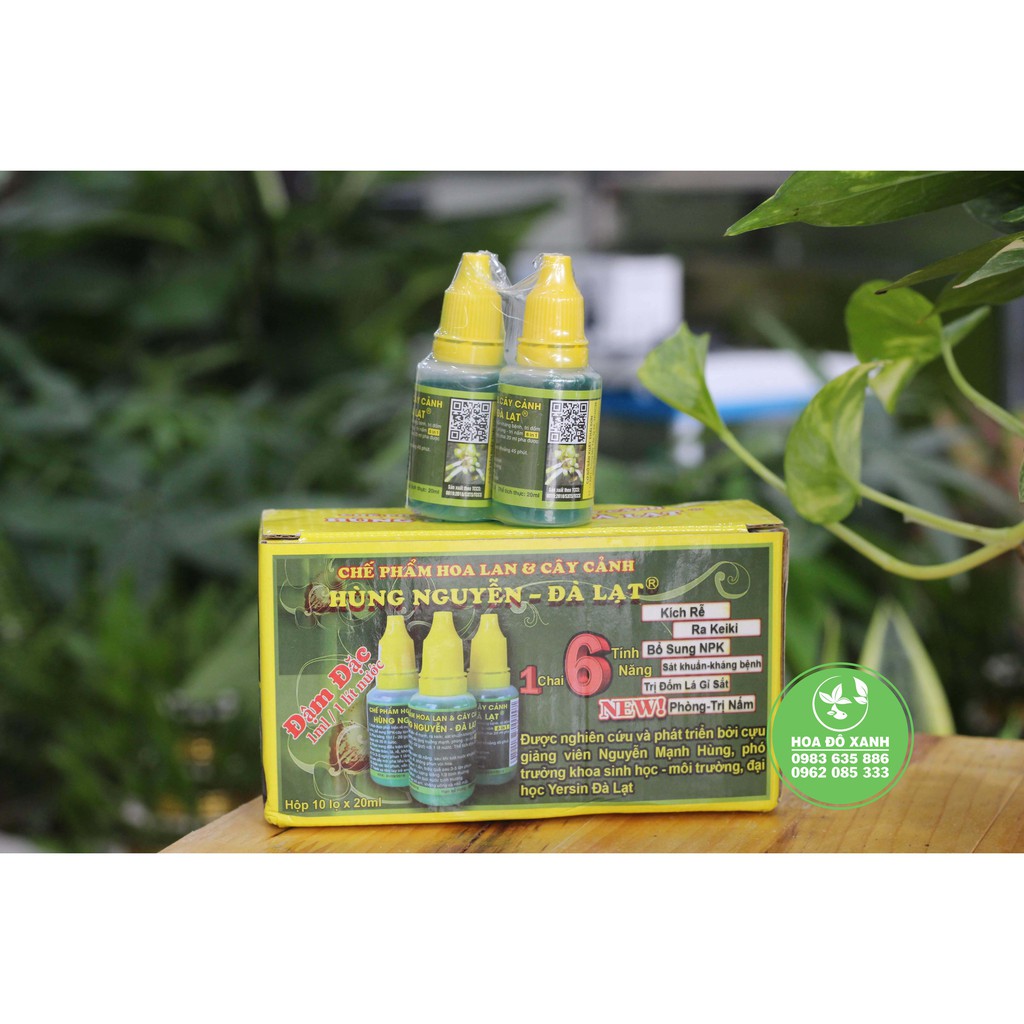 Chế phẩm sinh học kích mầm HÙNG NGUYỄN cho hoa Lan, cây cảnh, dung tích 20ml