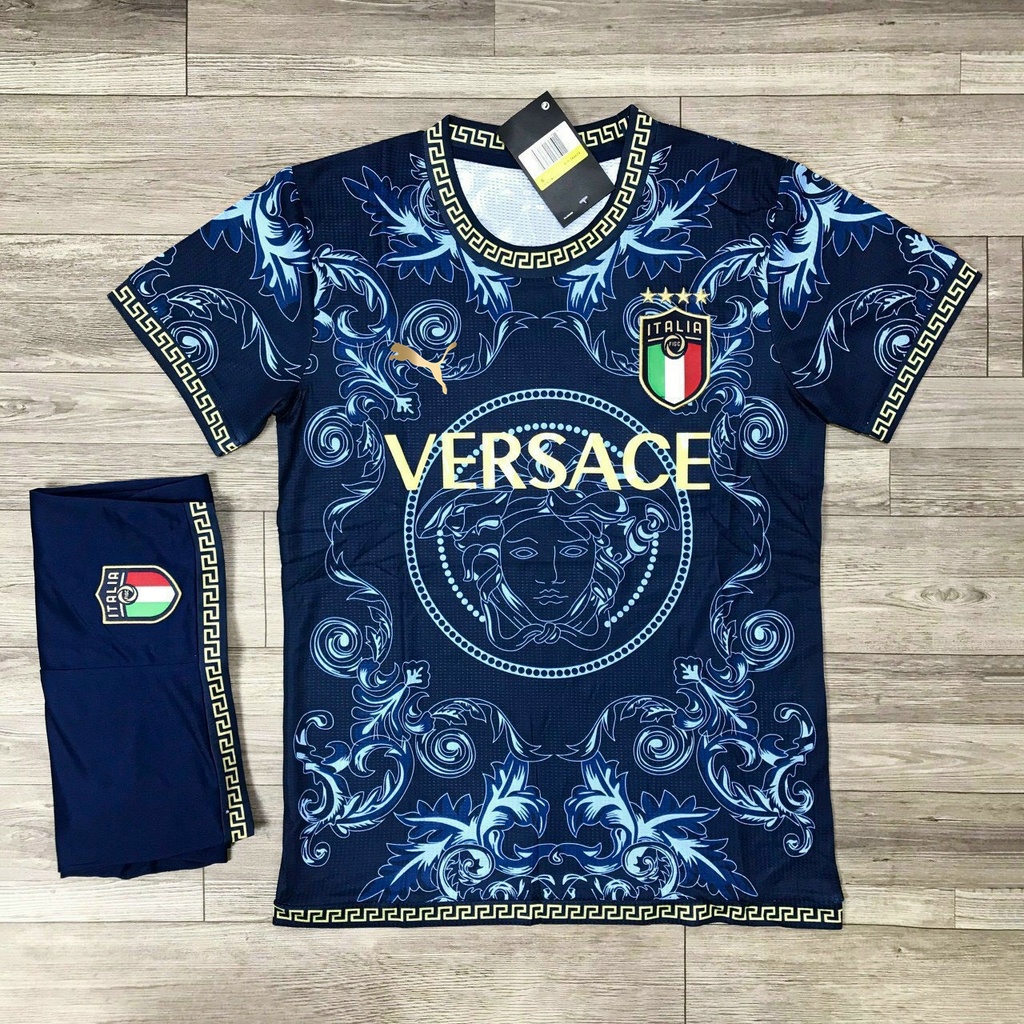ÁO quần bóng đá Đội tuyển ITALIA _full mẫu _vải polyeste Thái Lan cao cấp Full logo