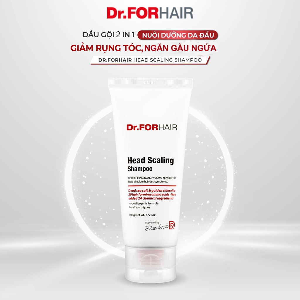 Dầu gội tẩy tế bào chết da đầu 2 trong 1 Dr.FORHAIR/Dr For Hair Head  Scaling Shampoo 100g | Shopee Việt Nam