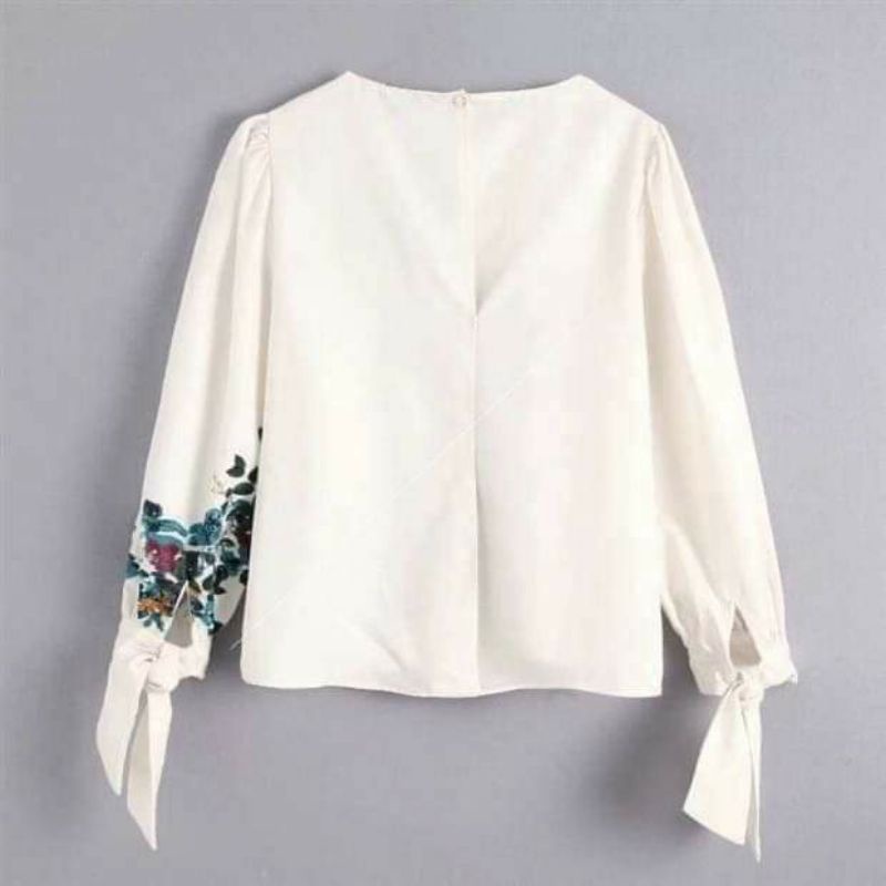 ÁO SƠ MI NỮ IN HOA SIÊU ĐẸP