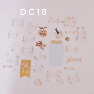 DIE CUT TRANG TRÍ SCRAPBOOK, BULLET JOURNAL - TWILIGHT COLLECTION