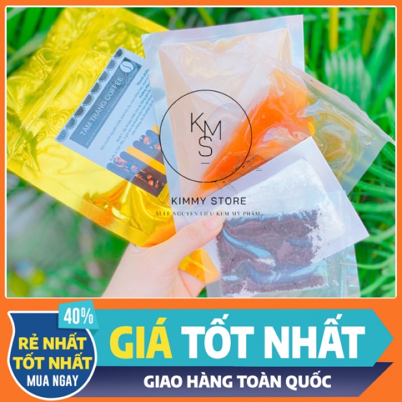 combo 1 set tắm cà phê  xịn