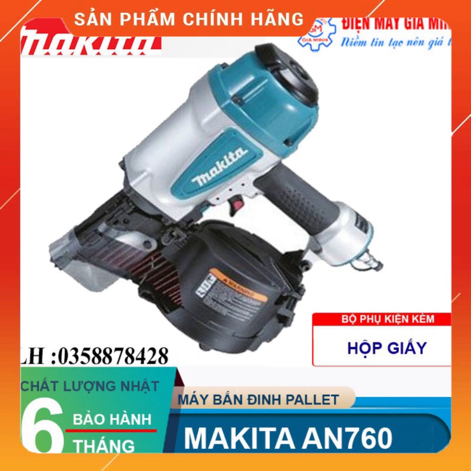 Máy bắn đinh Makita AN760