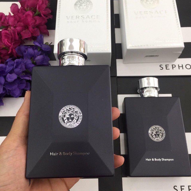Sữa Tắm Gội Nam Hương Nước Hoa Versace Pour Homme Hair & Body Shampoo 250mL Cam Kết Chính Hãng Ý