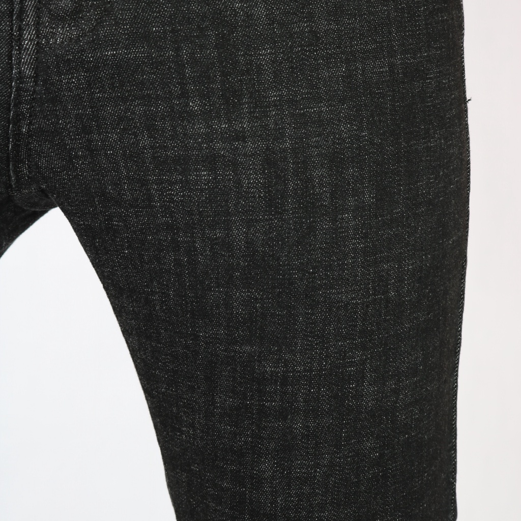 Quần Jean Nam Cao Cấp Đen Lông Chuột Chất Bò Dày Không ra màu Co Giãn Dáng Ôm Vừa Slimfit _ DCC089