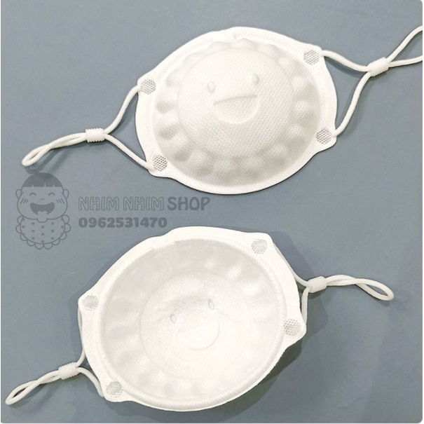 Khẩu trang 3D cho bé hoa hướng dương Bakala xuất Nhật