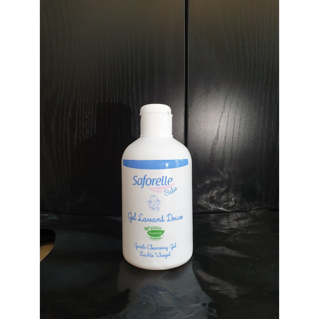 Sữa tắm cho trẻ từ 0 tháng dịu nhẹ Saforelle Bebe dành cho da nhạy cảm 250ml tem chính hãng