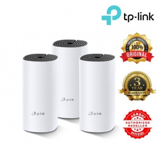 Hệ Thống Wi-Fi Mesh Cho Toàn Ngôi Nhà AC1200 Deco M4 -3-pack - HÀNG CHÍNH HÃNG