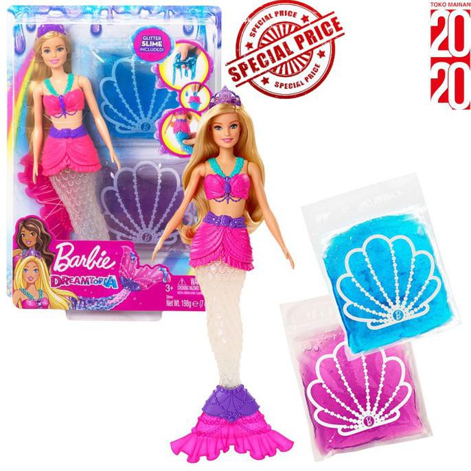 Mô Hình Búp Bê Barbie Nàng Tiên Cá Gkt75