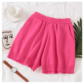 Quần short len nữ thời trang Hàn Quốc