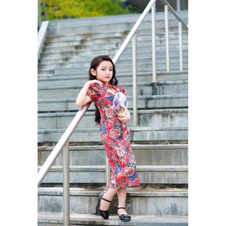 đầm xườn xám trung hoa