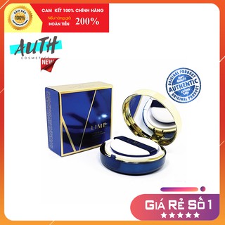 Phấn nước V-LIME Collagen Ample Cushion dành cho da khô (vỏ xanh) Auth Hàn Quốc