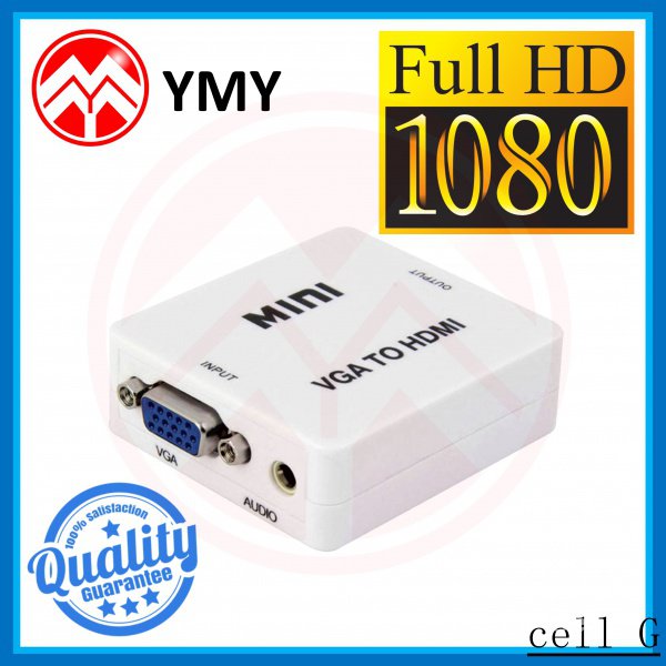 Bộ Chuyển Đổi Vga Sang Hdmi 1080p Full Hd Với Âm Thanh Audio (Dvr Pc Laptop Sang Tv)