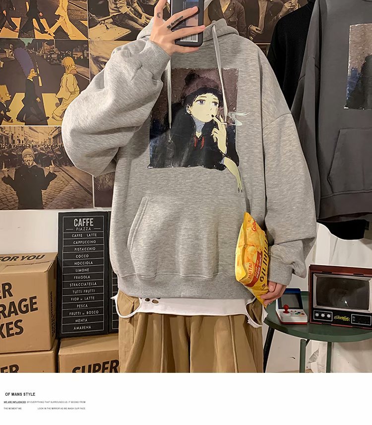 Áo Hoodie Cổ Thuyền Dáng Rộng Thời Trang Cho Nam | BigBuy360 - bigbuy360.vn