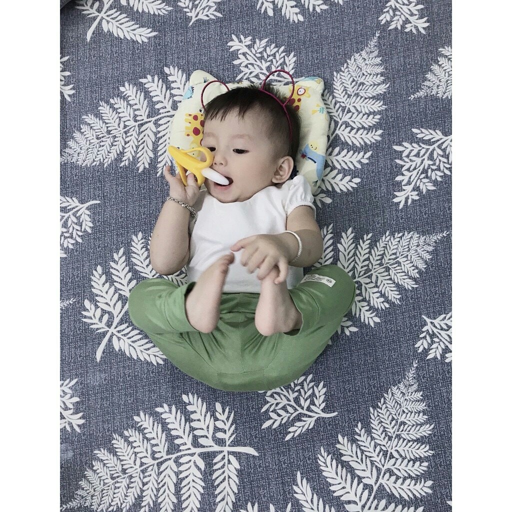 ✔️6-15kg✔️ Quần dài thu đông đáp đũng cho bé, chất thun lạnh peekaboo