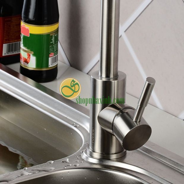 VÒI RỬA BÁT NÓNG LẠNH GẮN CHẬU INOX304 NX521