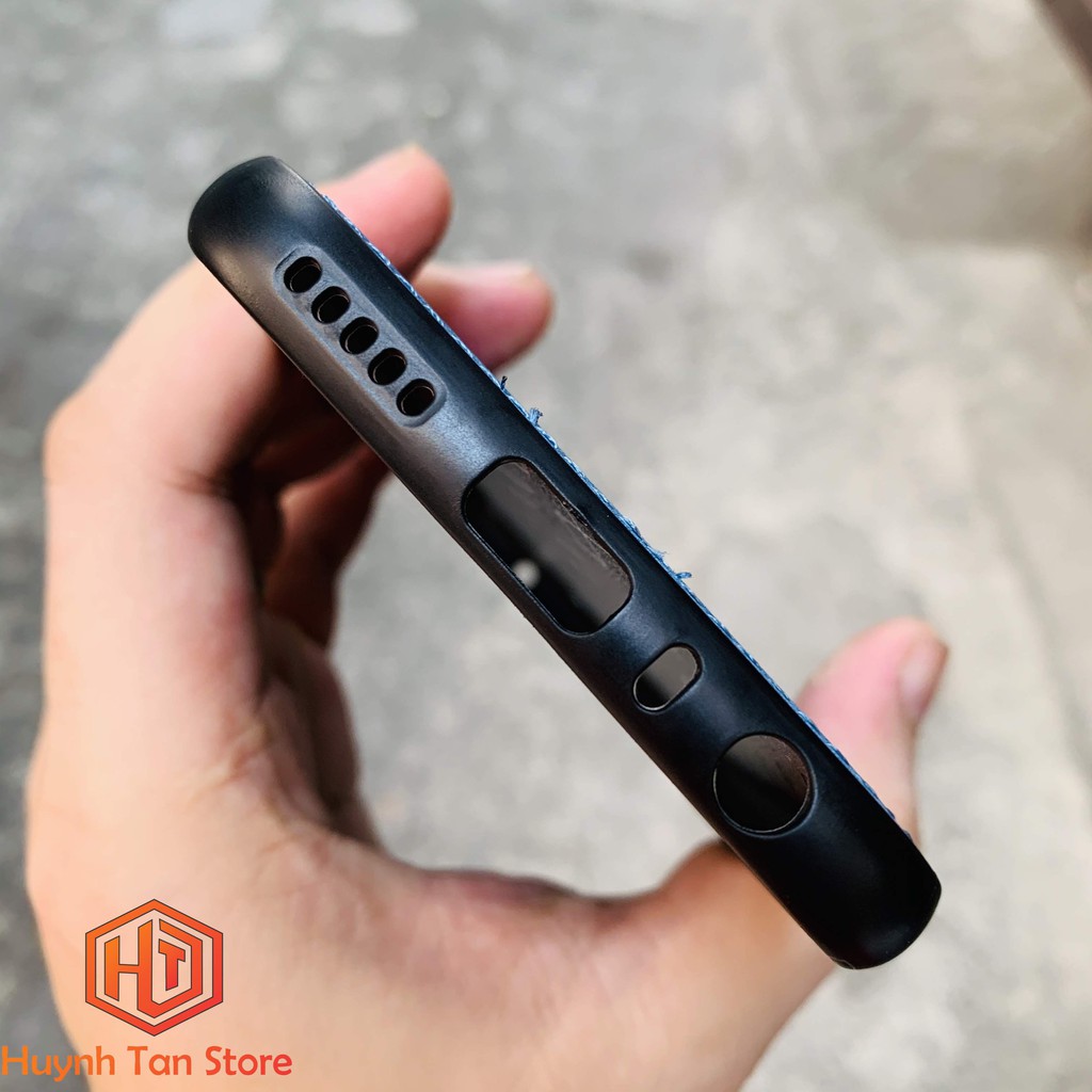 Ốp Lưng Xiaomi Redmi Note 8 Vân Vải Khắc Hình Nai