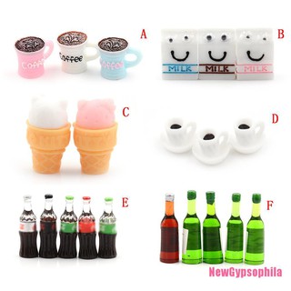 Newgypsophila★ Set 5 Mô Hình Chai Bia Mini Trang Trí Nhà Búp Bê