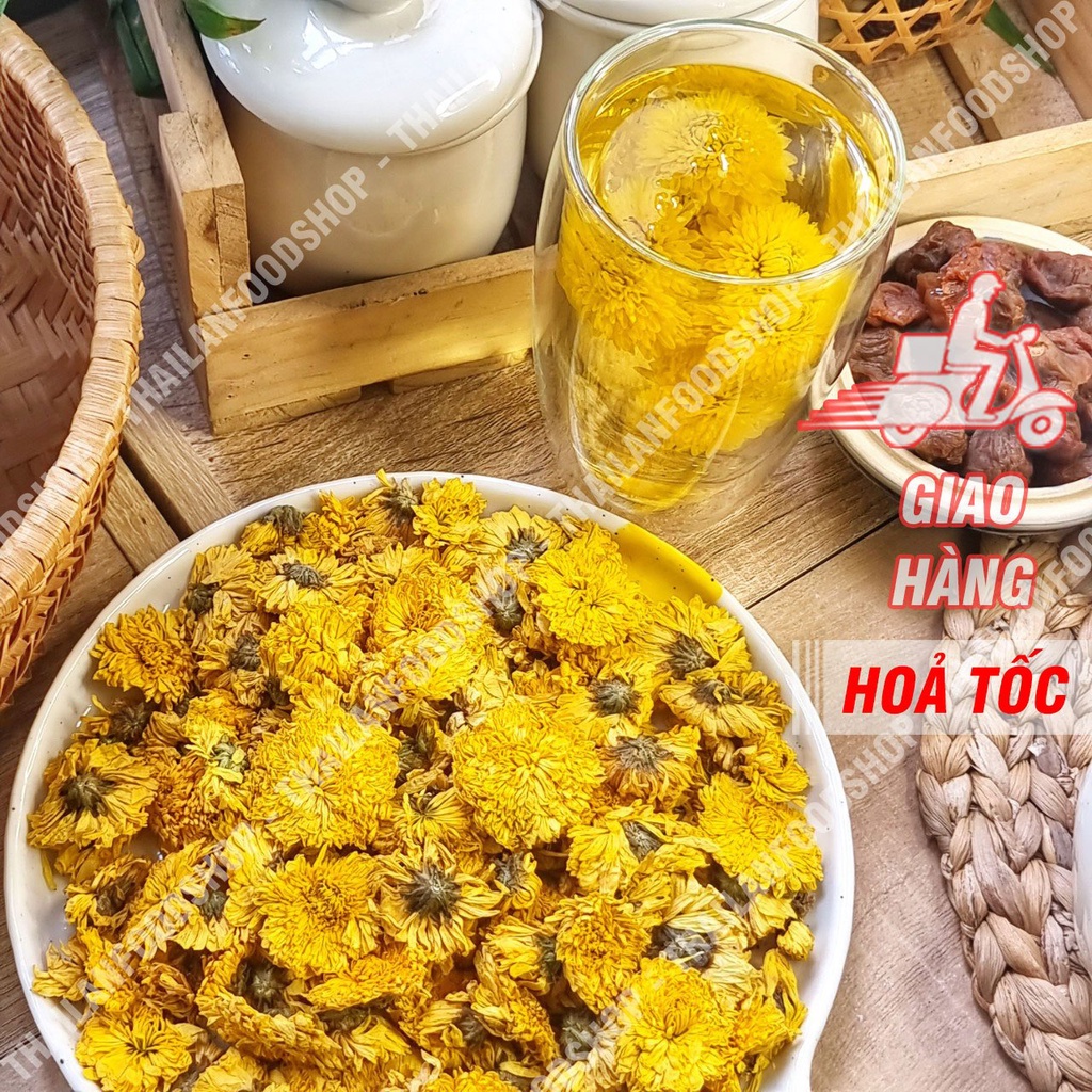 Trà Hoa Cúc Vàng (Hoàng Cúc) Lon 100Gram