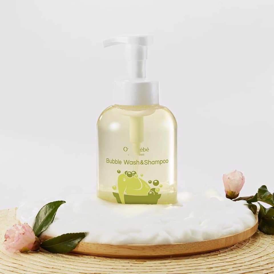 SỮA TẮM GỘI HỮU CƠ ORGABEBE HÀN QUỐC 500ML CHO BÉ TỪ SƠ SINH