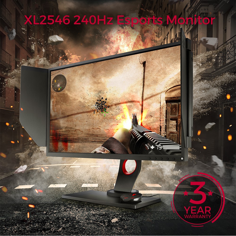 Màn hình máy tính BenQ ZOWIE XL2546 240Hz 24.5 inch DyAc™ eSports Gaming FPS (CSGO, PUBG, ...) | BigBuy360 - bigbuy360.vn