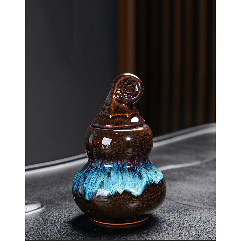 Bộ ấm chén pha trà đạo men thiên mục Lông thỏ