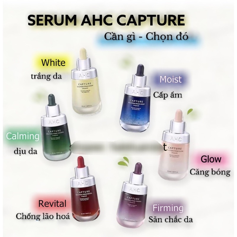 [ Chuẩn Auth 100%] Tinh chất SERUM AHC giúp da căng bóng