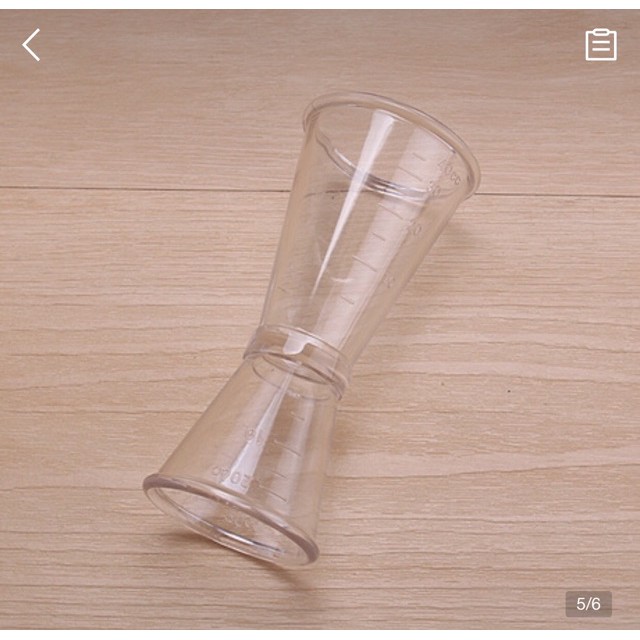 Cốc đong nhựa jigger 2 đầu định lượng pha chế