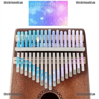 <Hot~new>Kalimba Scale Sticker Percussion Parts for Learner Musical Instrument Kit