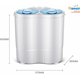 Máy giặt mini 2 lồng