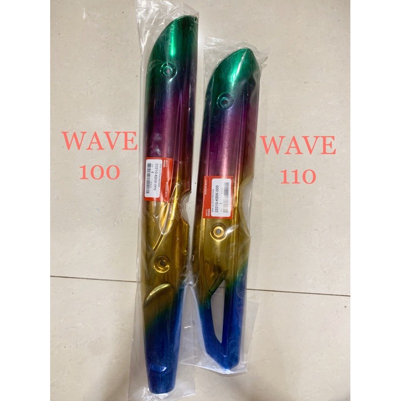 Ốp bô titan giành cho wave 100 / wave 50cc / wave 110
