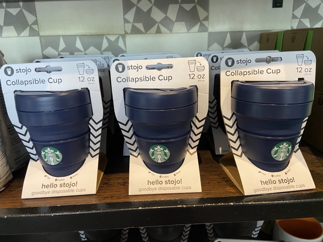 STARBUCK CHÍNH HÃNG - Hốt nhanh kẻo hết  - Ly xếp gọn 16OZ Stojo Tumbler - Xanh Mint