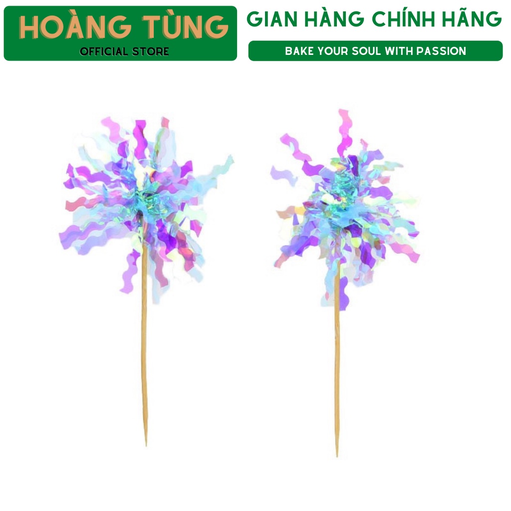 Set trang trí bánh sinh nhật, bánh kem, bông xù