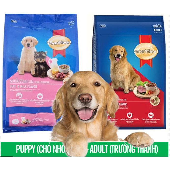 Hạt khô SMARTHEART cho chó - túi 3kg