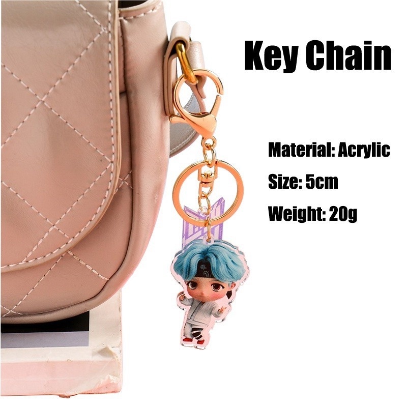 Móc Khóa Hình Nhân Vật BT21 Dễ Thương