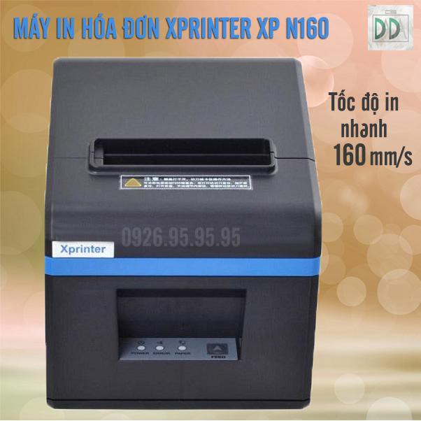 Máy in bill hóa đơn Xprinter XP-N160 (In nhiệt, Khổ) - Máy In Tem trà sữa - Thiết Bị Máy Móc Pha Chế