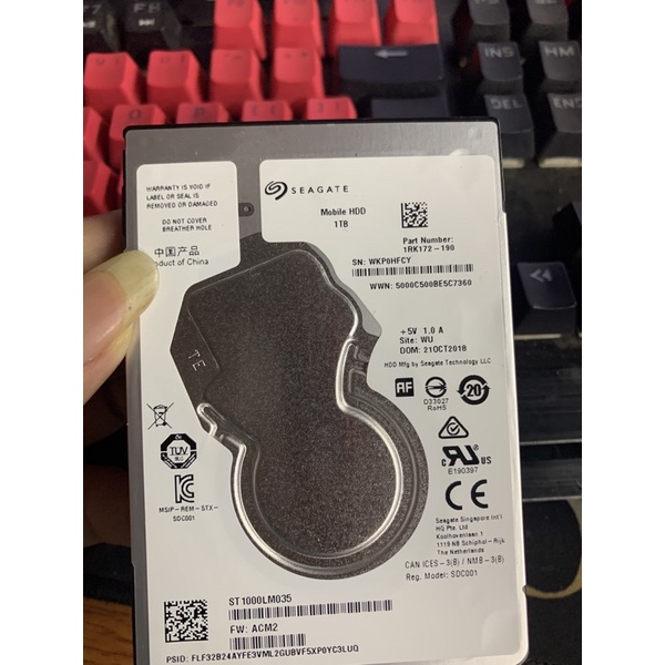 ổ cứng hdd laptop 1tb bóc máy