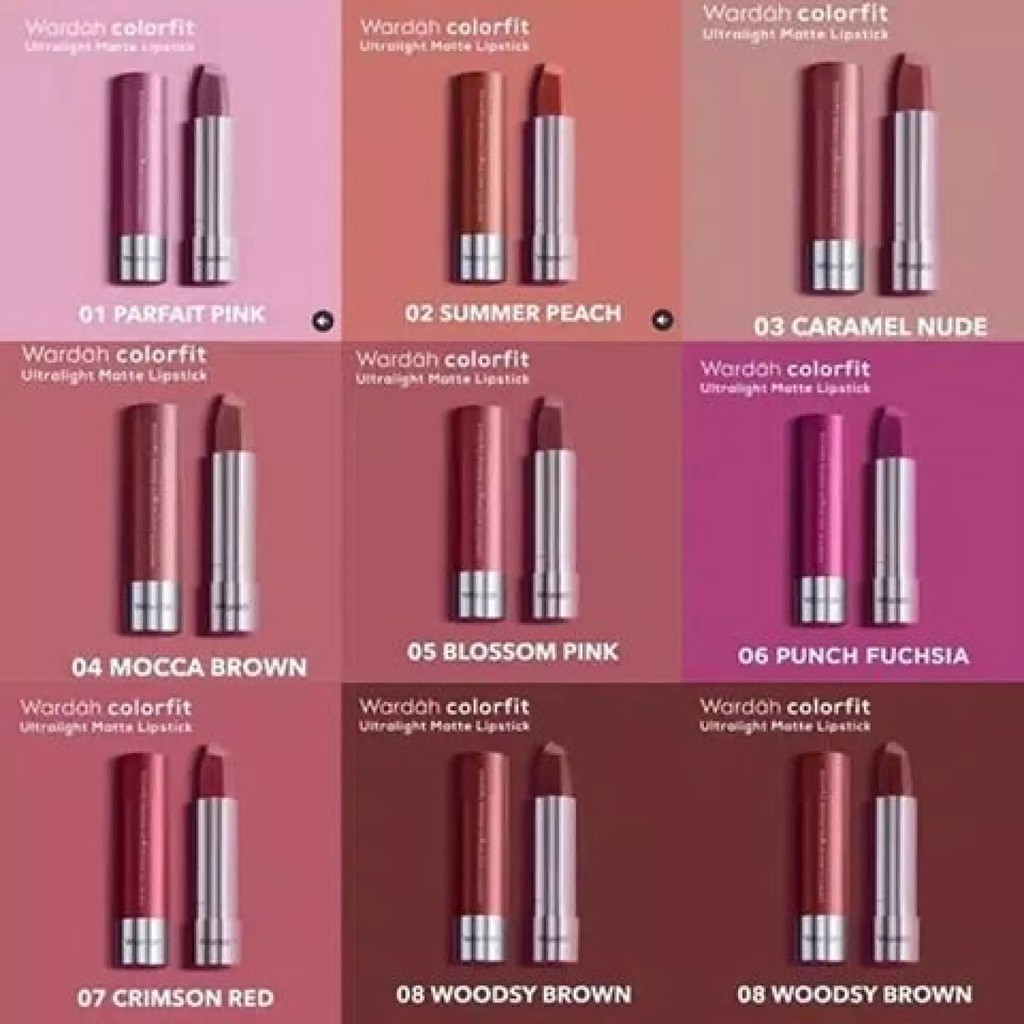 (Hàng Mới Về) Son Lì Siêu Nhẹ Wardah Colorfit 3.6gr | BigBuy360 - bigbuy360.vn