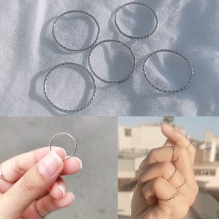 Nhẫn Trơn Nhám Kiểu Dáng Đơn Giản